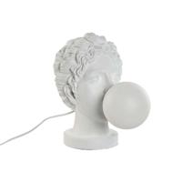 Bureaulamp Home ESPRIT Wit Hars Plastic 220 V 20 x 36 x 31 cm