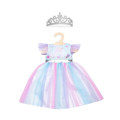 Heless Poppenjurk fee en eenhoorn met kroon, 28-35 cm