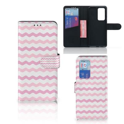 Huawei P40 Pro | Telefoon Hoesje | Waves Roze