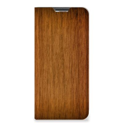 OPPO A54s | A16 | A16s Book | Wallet Case | Donker Hout OPPO A54s | A16 | A16s Book | Wallet Case | Donker Hout