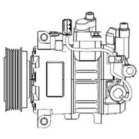 Delphi Diesel Airco compressor CS20474