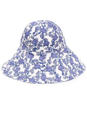ISABEL MARANT chapeau Edona en coton - Bleu