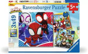 Spidey and His Amazing Friends Children's Jigsaw Puzzle (3 x 49 pieces)