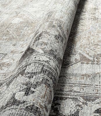 Laagpolig Vintage Vloerkleed Edessa Cream/Grijs-160 x 230 cm