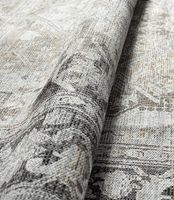 Laagpolig Vintage Vloerkleed Edessa Cream/Grijs-160 x 230 cm