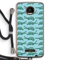 Kroko: Motorola Moto Z Force Transparant Hoesje met koord