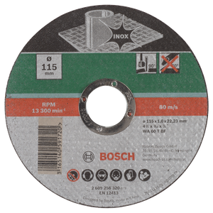 Bosch Accessoires Doorslijpschijf Inox | 115 X1 | Recht - 2609256320