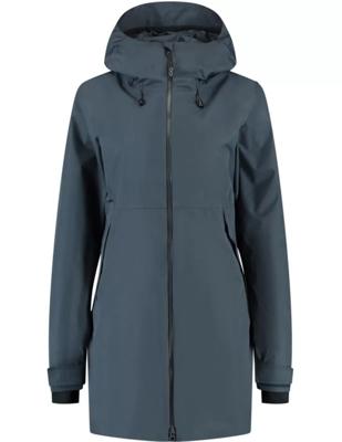Blue loop W Virga Shell Dames Parka Dark Blue M