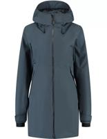 Blue loop W Virga Shell Dames Parka Dark Blue M