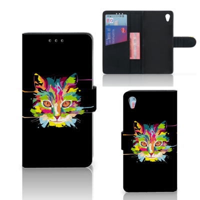 Sony Xperia Z3 Leuk Hoesje Cat Color
