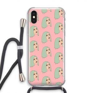 King Kylie: iPhone XS Transparant Hoesje met koord