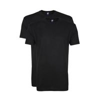 Alan Red 2-pack t-shirts ronde hals Virginia zwart - thumbnail