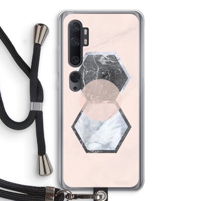 Creatieve toets: Xiaomi Mi Note 10 Transparant Hoesje met koord