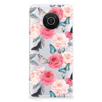 Nokia X10 | X20 TPU Case Butterfly Roses - thumbnail