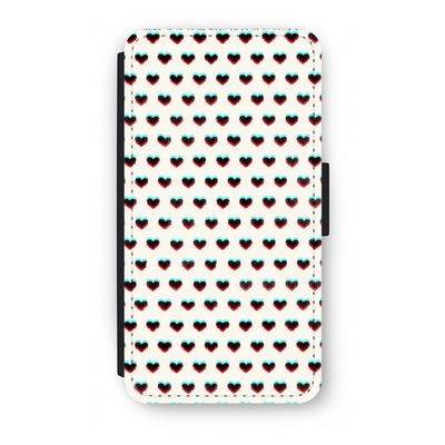 Hartjes: iPhone X Flip Hoesje