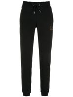 Ea7 Emporio Armani pantalon de jogging à logo strassé - Noir - thumbnail