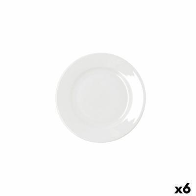 Dinerbord Bidasoa Serenity Hydrozero Wit Keramisch Ø 17 cm (6 Stuks)