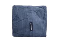 Dog's Companion® Hoes hondenbed rafblauw double ribcord large