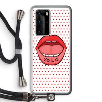 Yolo Denise: Huawei P40 Pro Transparant Hoesje met koord