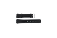 Skagen horlogeband 331XLSLB / 331XLSLC Glad leder Zwart 20mm