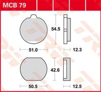 TRW Remblokken, en remschoenen voor de moto, MCB79 Allround organisch