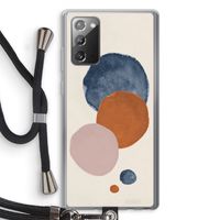 Geo #4: Samsung Galaxy Note 20 / Note 20 5G Transparant Hoesje met koord