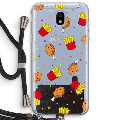 Chicken 'n Fries: Samsung Galaxy J5 (2017) Transparant Hoesje met koord