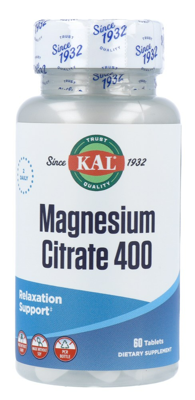 Kal Magnesium Citraat 400mg Tabletten