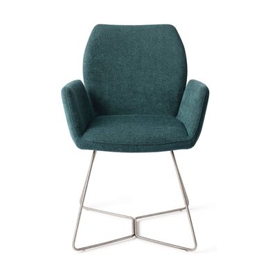 Jesper Home Misaki eetkamerstoel Merry Mermaid beehive steel