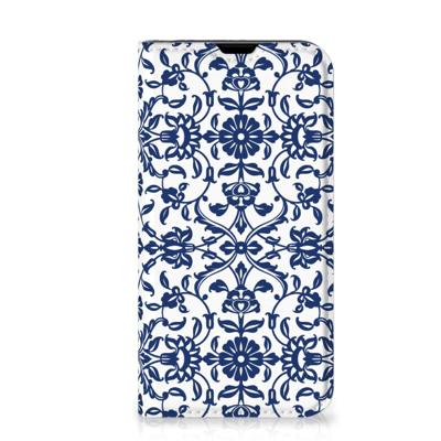 iPhone 13 Mini Smart Cover Flower Blue