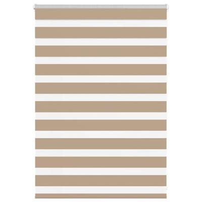 Zebra Blind 95x100 cm stofbreedte 90,9 cm polyester zandbruin