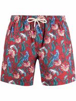 PENINSULA SWIMWEAR short de bain à fleurs - Rouge - thumbnail