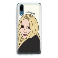 Mary Kate: Huawei P20 Transparant Hoesje