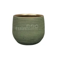 Bloempot Lydia Shiny Green Ø15cm