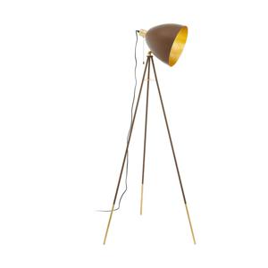 Eglo Roestbruine vloerlamp Chester 1 Tripod 49519