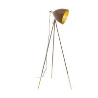 Eglo Roestbruine vloerlamp Chester 1 Tripod 49519