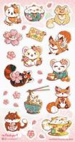 Stickii Stickervel - Cherry Blossom Cuties