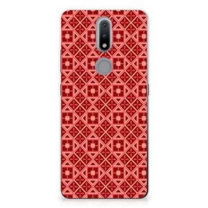 Nokia 2.4 TPU bumper Batik Rood