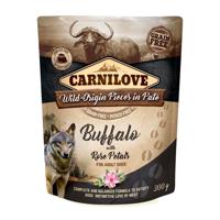 CARNILOVE Dog Pouch Wild Buffalo & Rose petals - natvoer voor honden - 300g