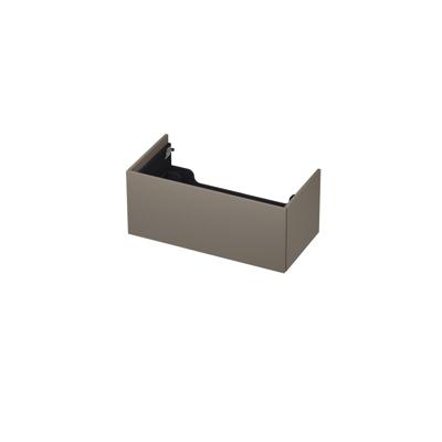 INK - Onderkast 1 Lade Push 2 Open Bestaande Uit - 900x450x376 Mm - Mat Taupe