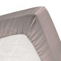 Leen Bakker - Cinderella Hoeslaken - 120x200/210 Cm - Katoen/Flanel - Taupe