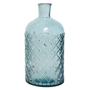 Decoris Vaas - lichtblauw - gerecycled glas - D14 x H28 cm