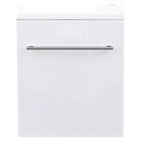 Differnz Tight onderkast met wastafel | wit | 40 x 22 x 48 cm