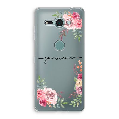 Rozen: Sony Xperia XZ2 Compact Transparant Hoesje