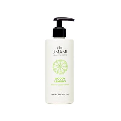 Umami Exclusive Cosmetics Woody Lemons Caring Hand Lotion Bergamot & Ceder 300ml