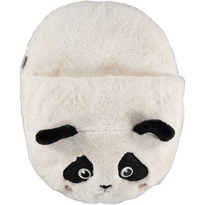Grote voetenwarmer slof panda one size 30 x 27 cm One size  -