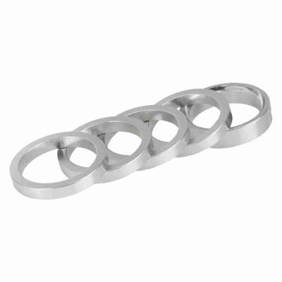 Stuurpenverlenger Satori 1-1/8" - zilver