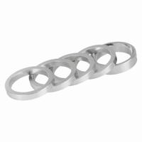 Stuurpenverlenger Satori 1-1/8" - zilver