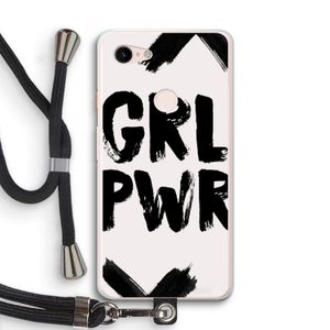 Girl Power #2: Pixel 3 XL Transparant Hoesje met koord