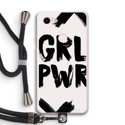 Girl Power #2: Pixel 3 XL Transparant Hoesje met koord